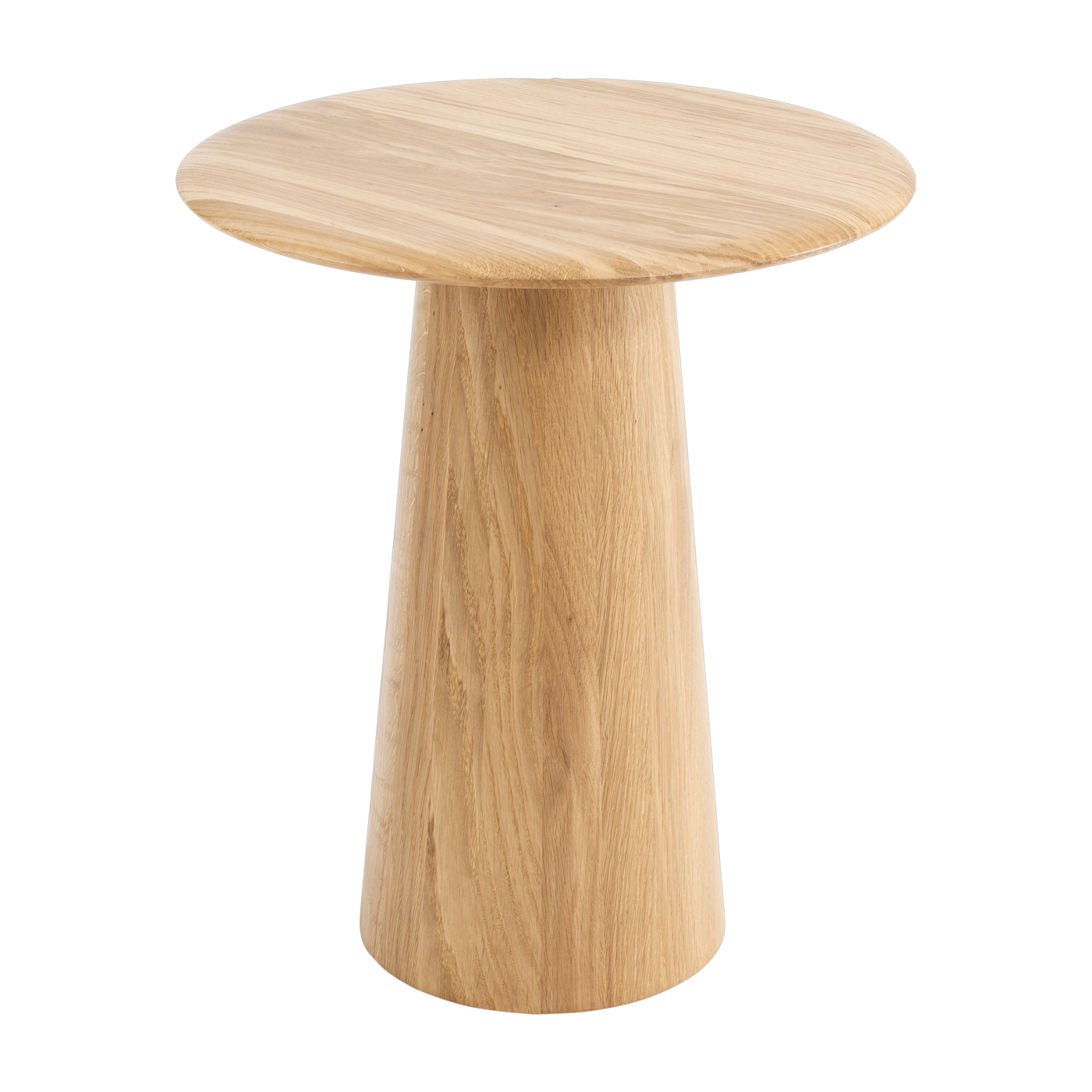 طاولة جانبية دائرية من خشب البلوط الصلب 40×47 سم Mushroom - Gazzda