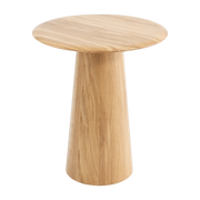 Table d'appoint ronde en chêne massif 40x47cm Mushroom - Gazzda