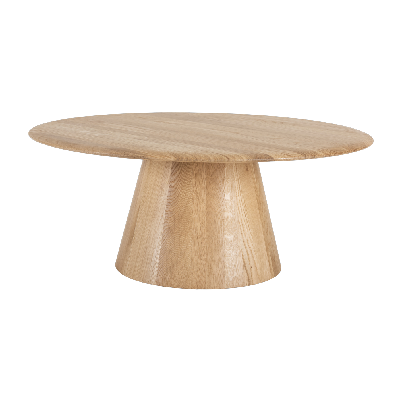 طاولة قهوة دائرية من خشب البلوط الصلب 80x33 سم Mushroom - Gazzda