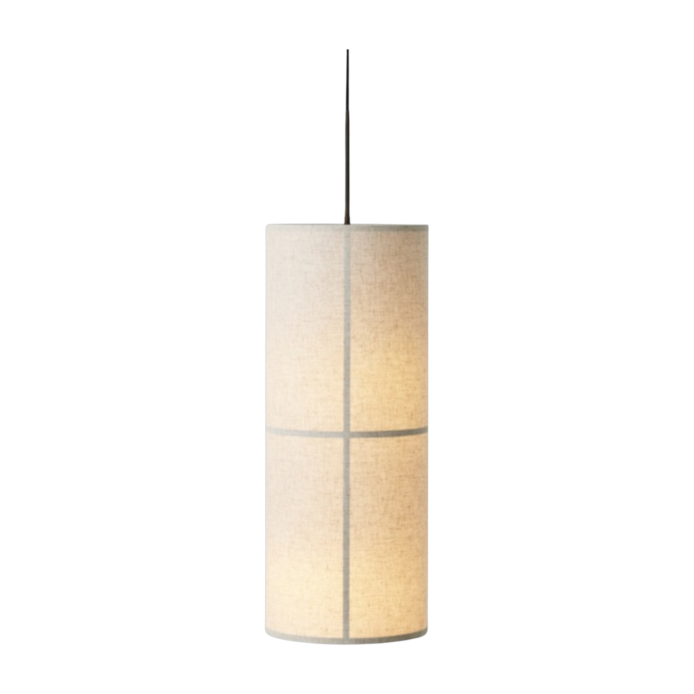 Hashira Lámpara colgante de tejido natural 30x90cm - Audo