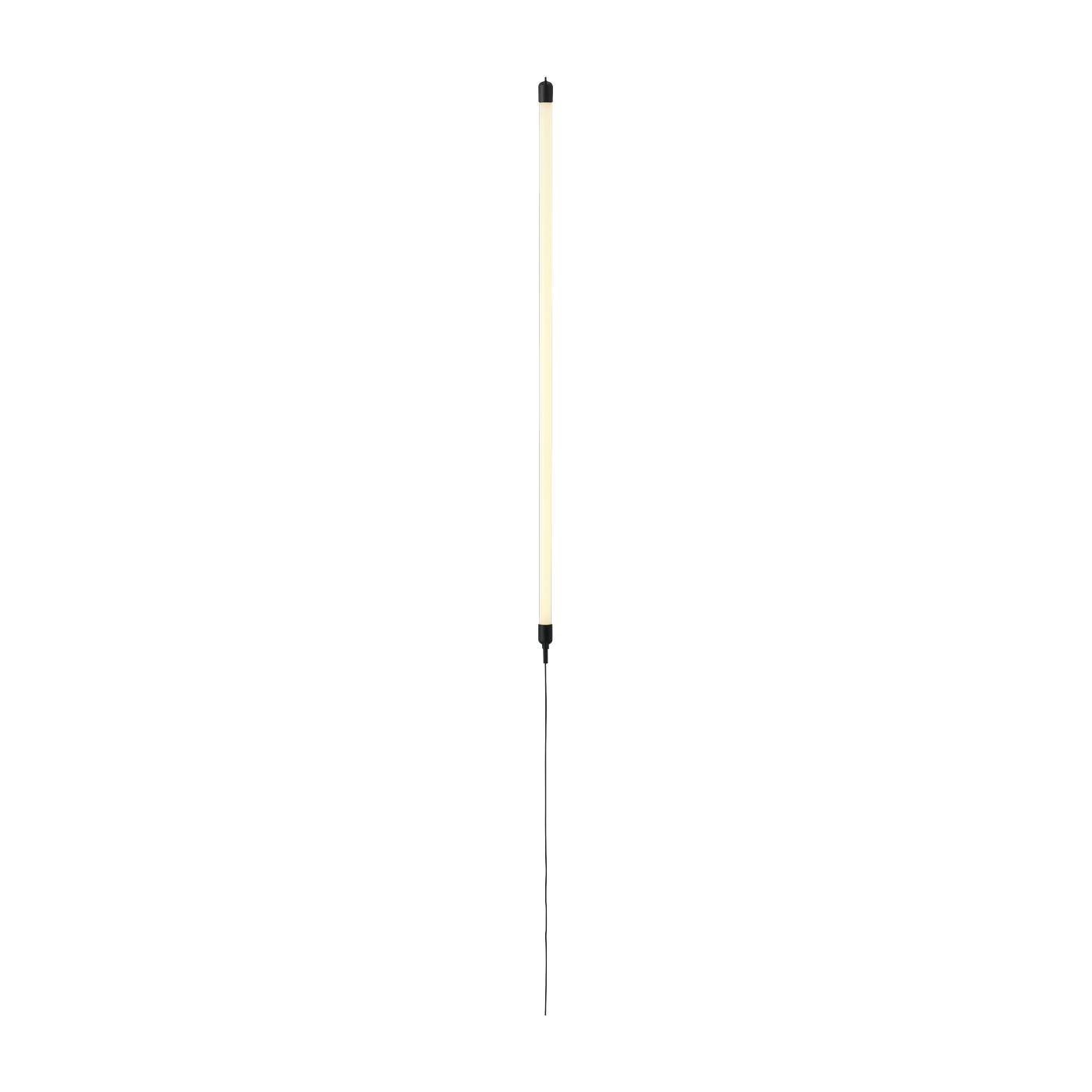 Fine applique a led in alluminio nero 90cm - Muuto