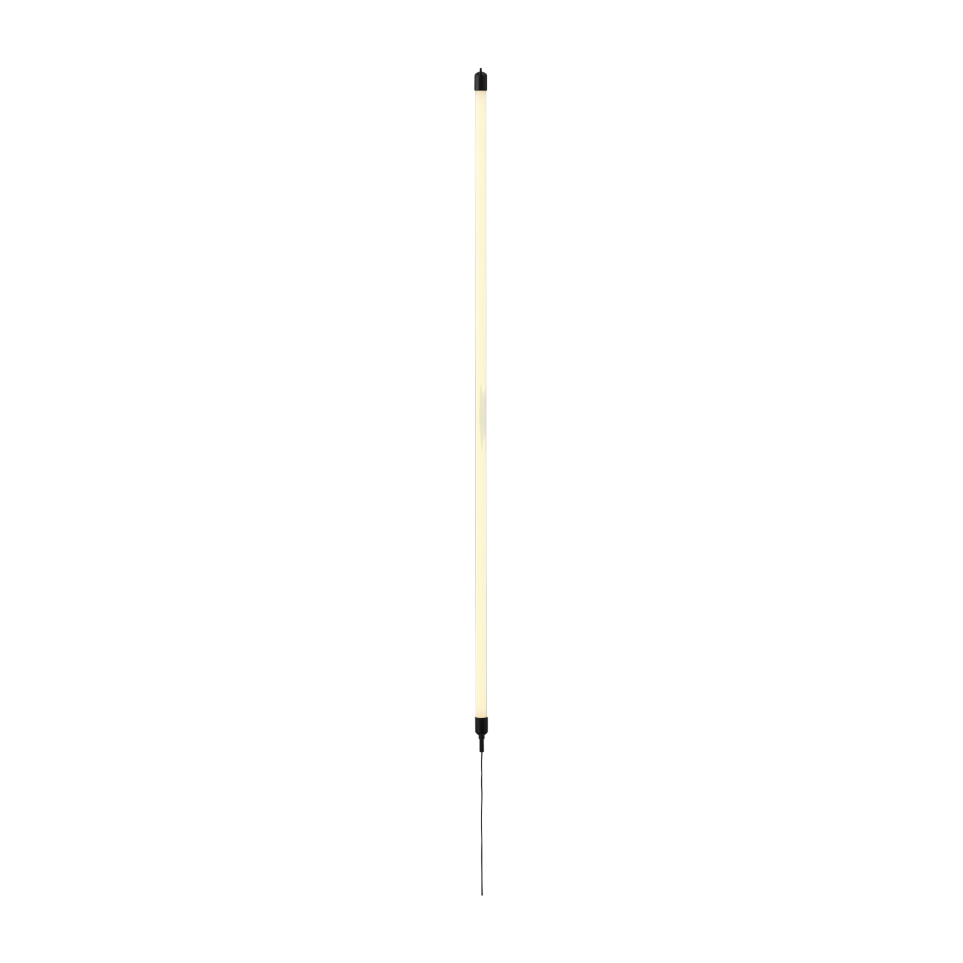 Fine Lampada da parete a led in alluminio nero da 120 cm - Muuto