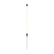 Fine Applique a led in alluminio nero 60cm - Muuto
