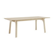 Earnest extendable dining table in oiled oak 205x100cm - Muuto
