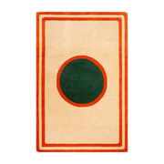 Tufted wool carpet 170x240cm Tennis Court - Colortherapis
