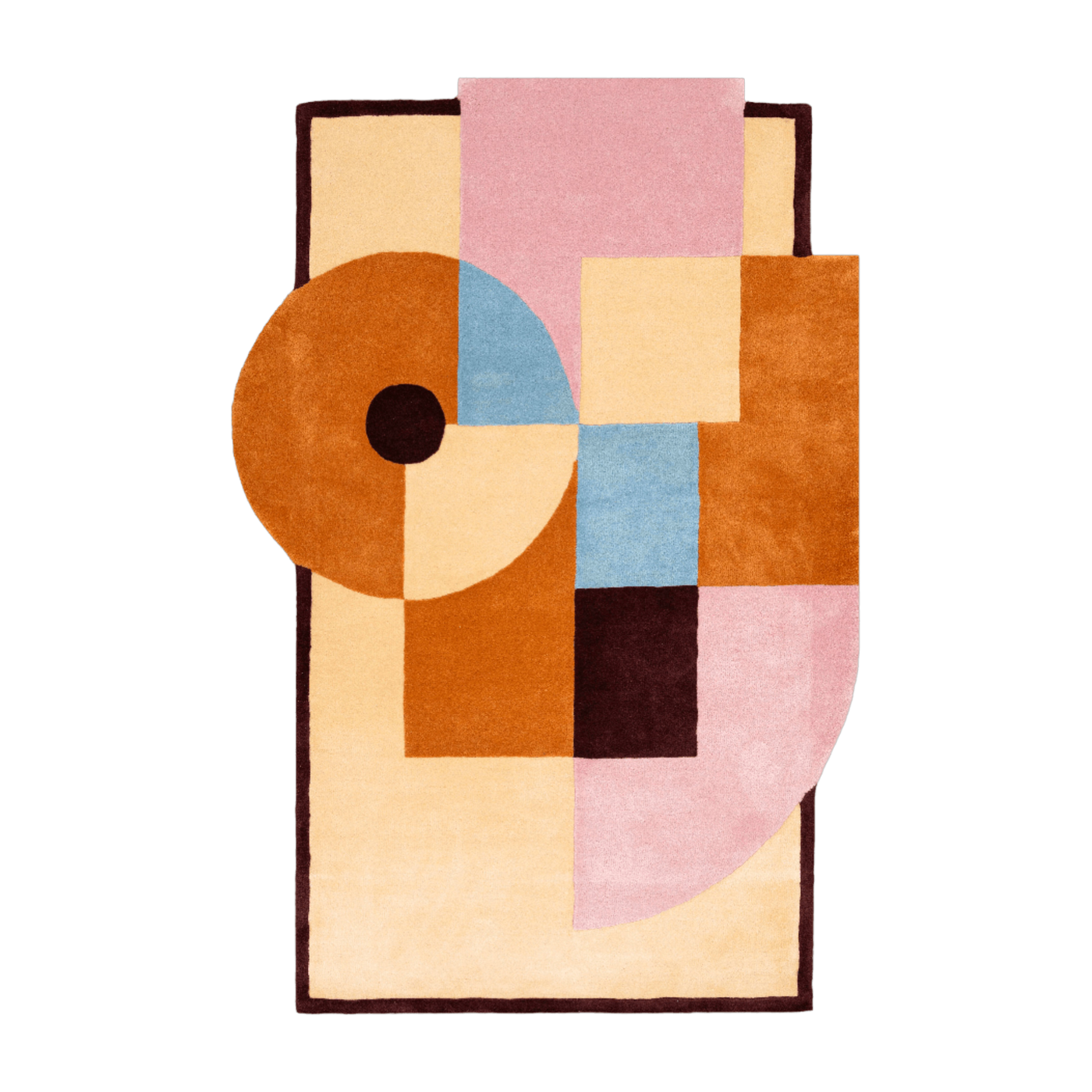 Tappeto in lana tuftata 200x300cm Record Player - Colortherapis