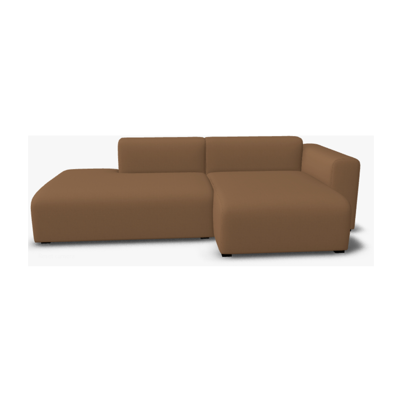Sofa d' angle gerade Linara-Stoffe 142 2, 5-Sitzer Mags low -. Hay