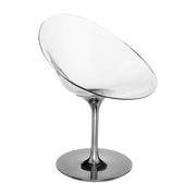 Transparent swivel armchair Ero/S/ - Kartell