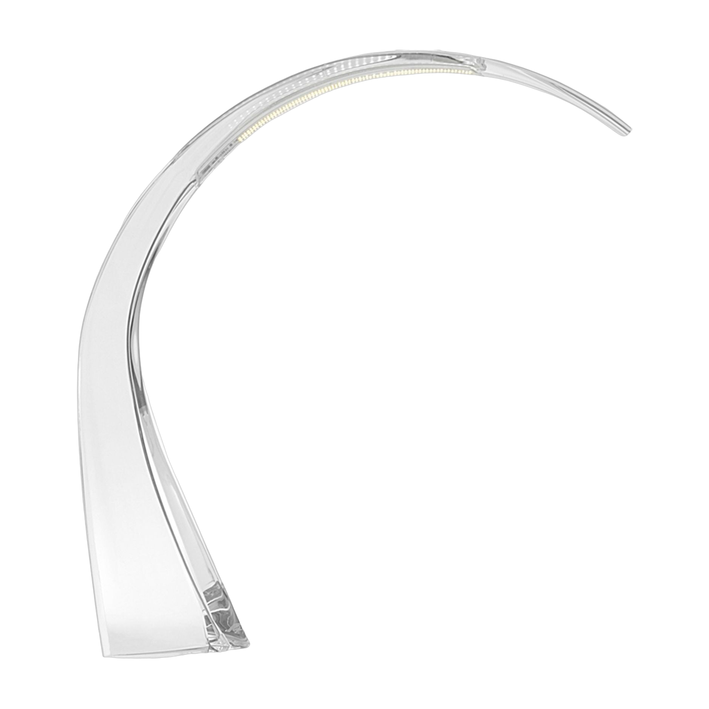Crystal transparent curved lamp Taj - Kartell