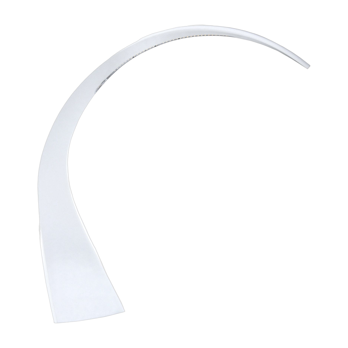 White curved glossy lamp Taj - Kartell