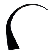 Schwarze gebogene Lampe brillant Taj -. Kartell
