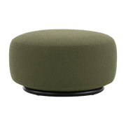 K-Waiting Puf en tejido bouclette verde - Kartell