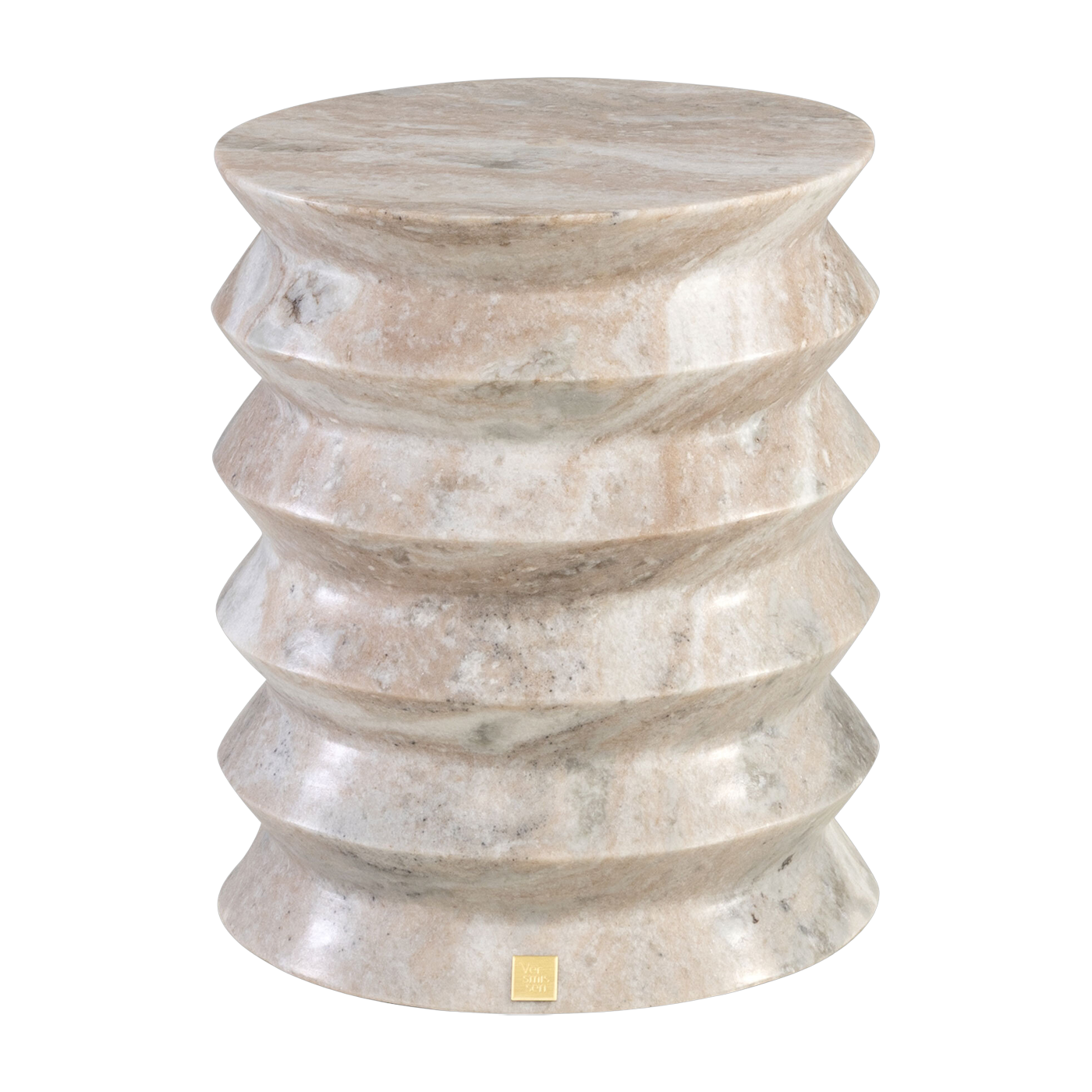 Side table in marbre toronto satin varnish 36cm Bando - Versmissen