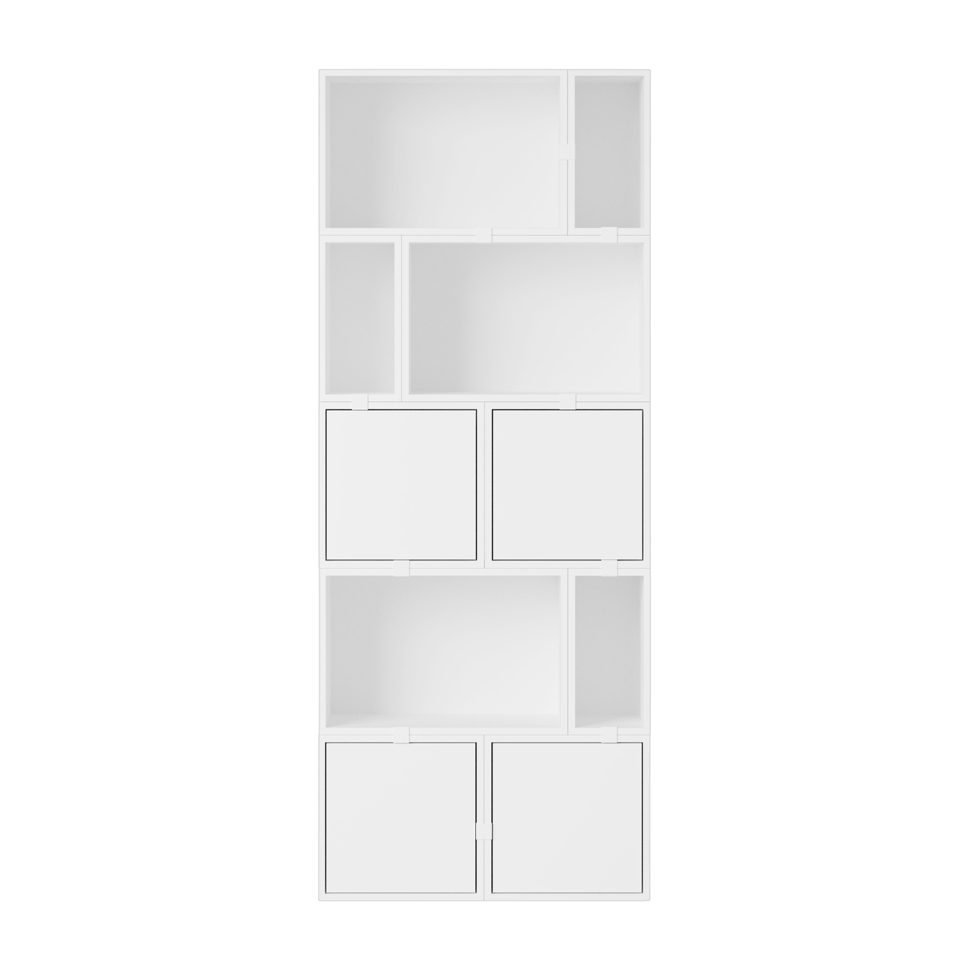 libreria in legno mdf bianco 87x218cm - Muuto
