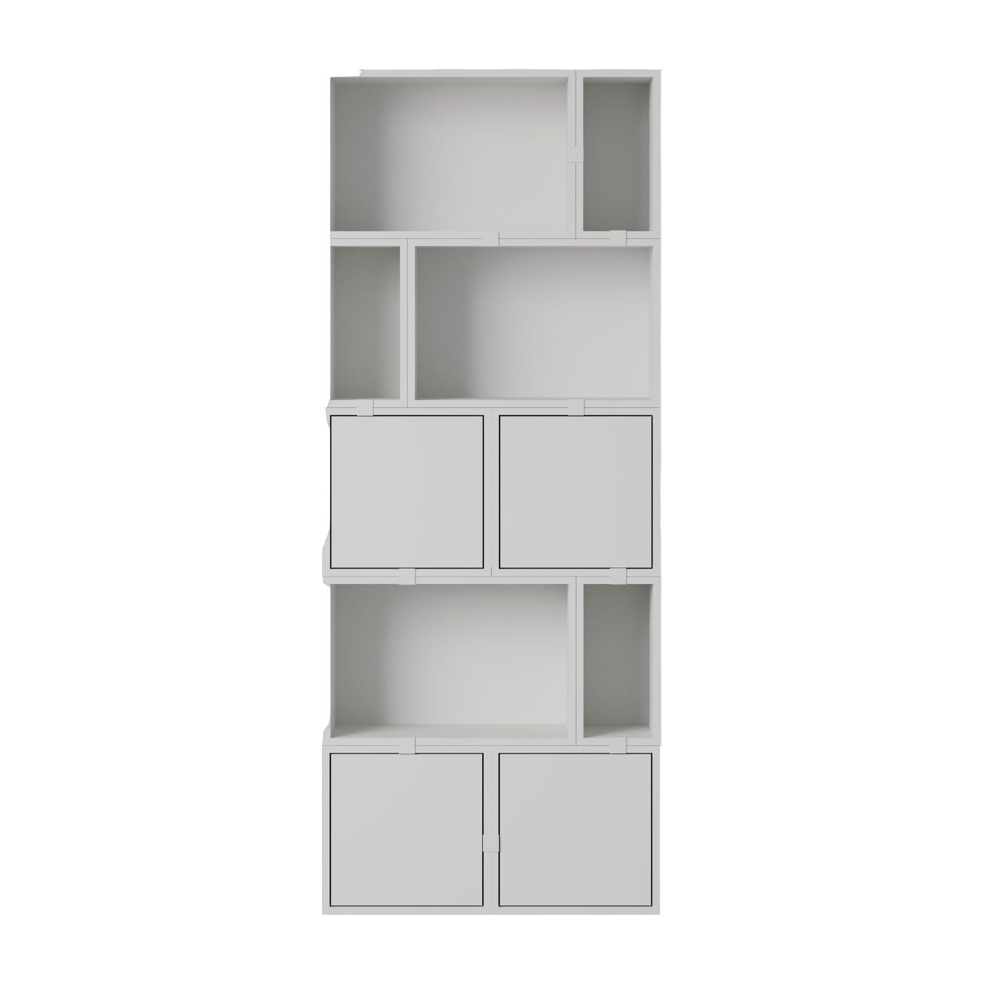 Libreria in legno mdf grigio 87x218cm - Muuto