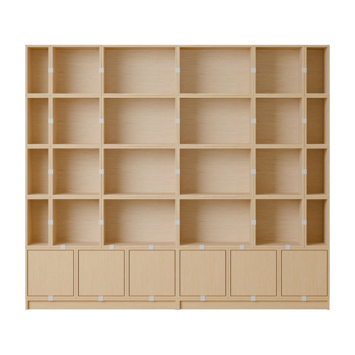 Libreria in legno mdf quercia 262x228cm - Muuto