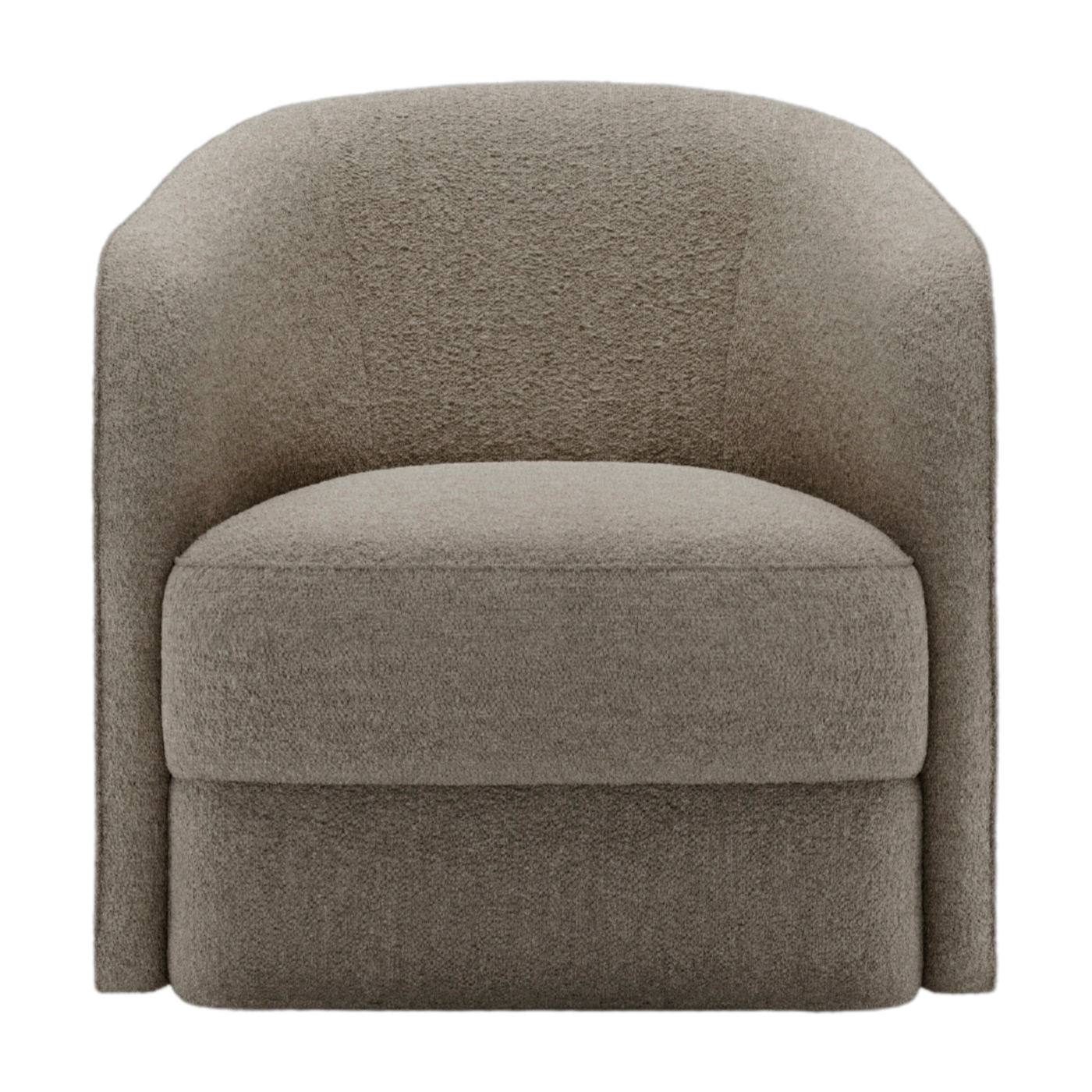 Fauteuil rembourré en barnum hemp 71cm Covent - New Works