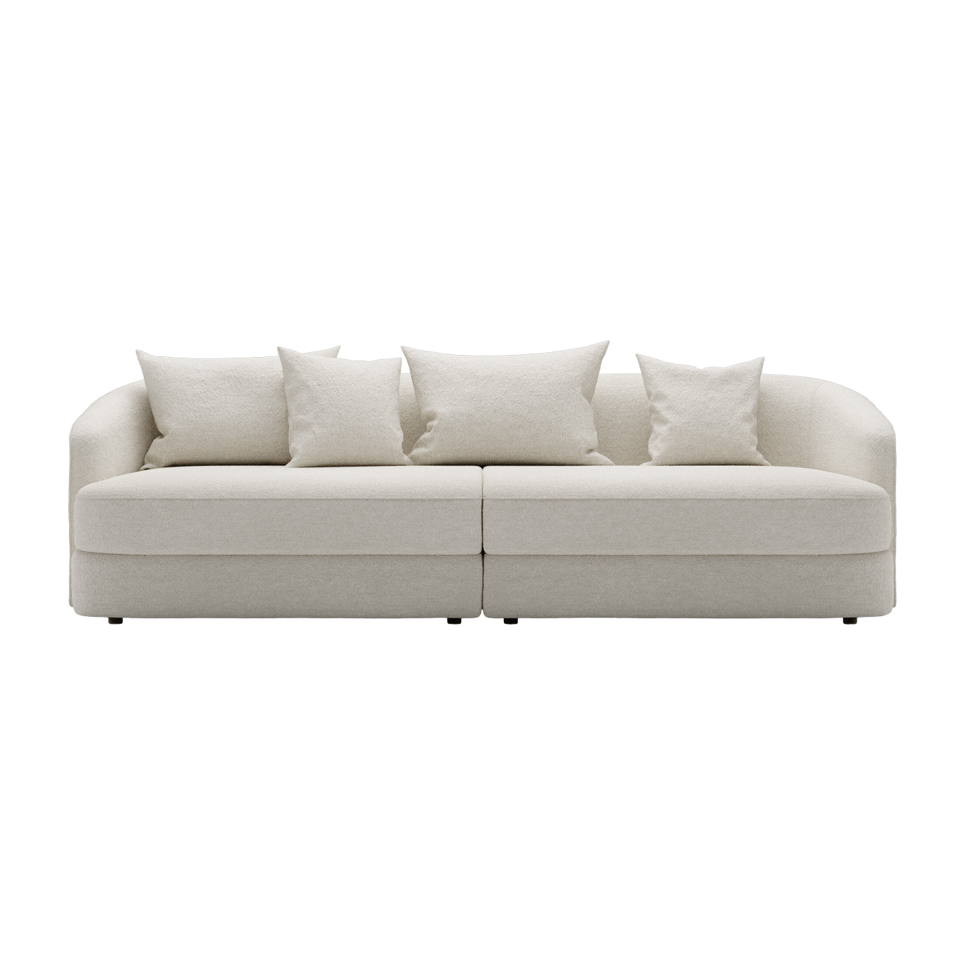 Canapé droit rembourré barnum lana 260cm Covent Residential - New Works