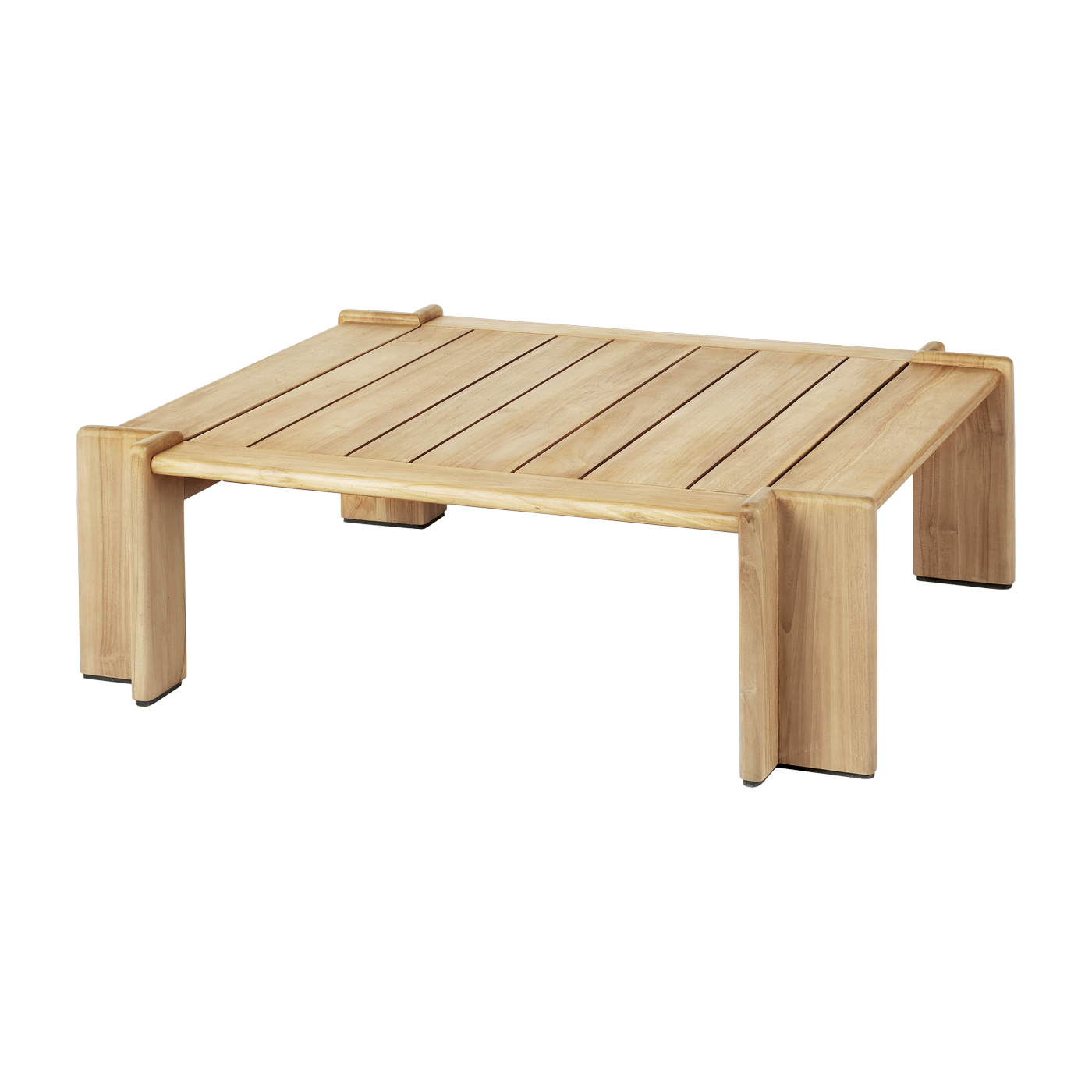 Atmosfera Tavolino rettangolare in teak 113x100cm - Gubi