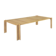 Atmosfera Mesa de comedor rectangular de teca natural 281x105cm - Gubi