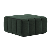 Dark green dama fabric module 68x34cm Curt - Ambivalenz
