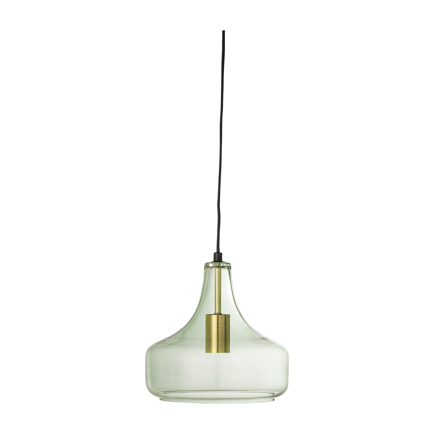 Lampada a sospensione in vetro verde Yuser - Bloomingville
