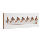 Perchero de abedul teñido de blanco 60x20cm Fläpps Crownhäng - Ambivalenz