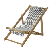 Chilienne blue with fine white stripes Laurens - Business & Pleasure