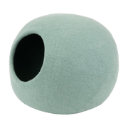 Turquoise wool cat bed 38cm Fine - Myfelt
