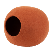 Lit pour chat en laine rouille 38cm Lora - Myfelt
