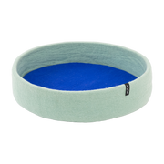 Fine Cuccia per cani in lana turchese e blu reale da 60 cm Myfelt