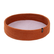 Rust and lavender wool round dog basket 60cm Lora - Myfelt
