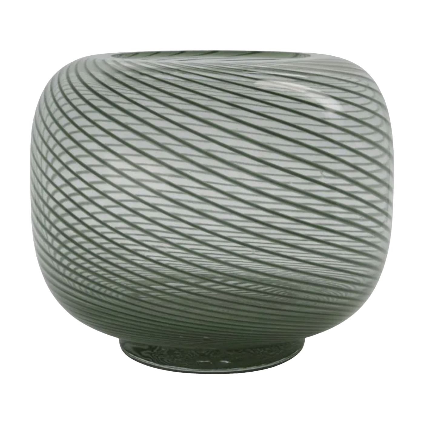 Vase green Swirl - House Doctor