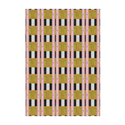 Tappeto in lana e seta rosa e senape 300x200cm Alexia - Son-tapis