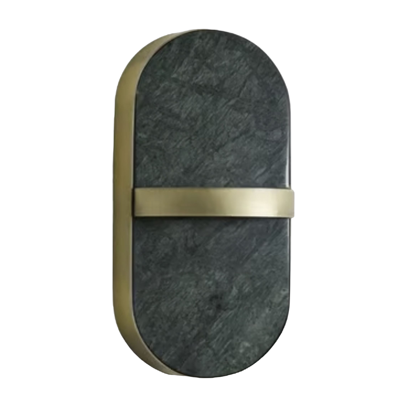 Wandleuchte aus Jade und Messingkonturen 35 cm Torin - Eno Studio