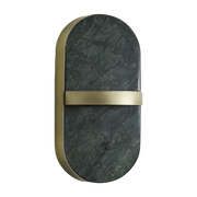 Wandleuchte aus Jade und Messingkonturen 35 cm Torin - Eno Studio