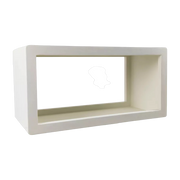 Modular shelving à la off-white lime coating 90x45cm Verona - Pomax