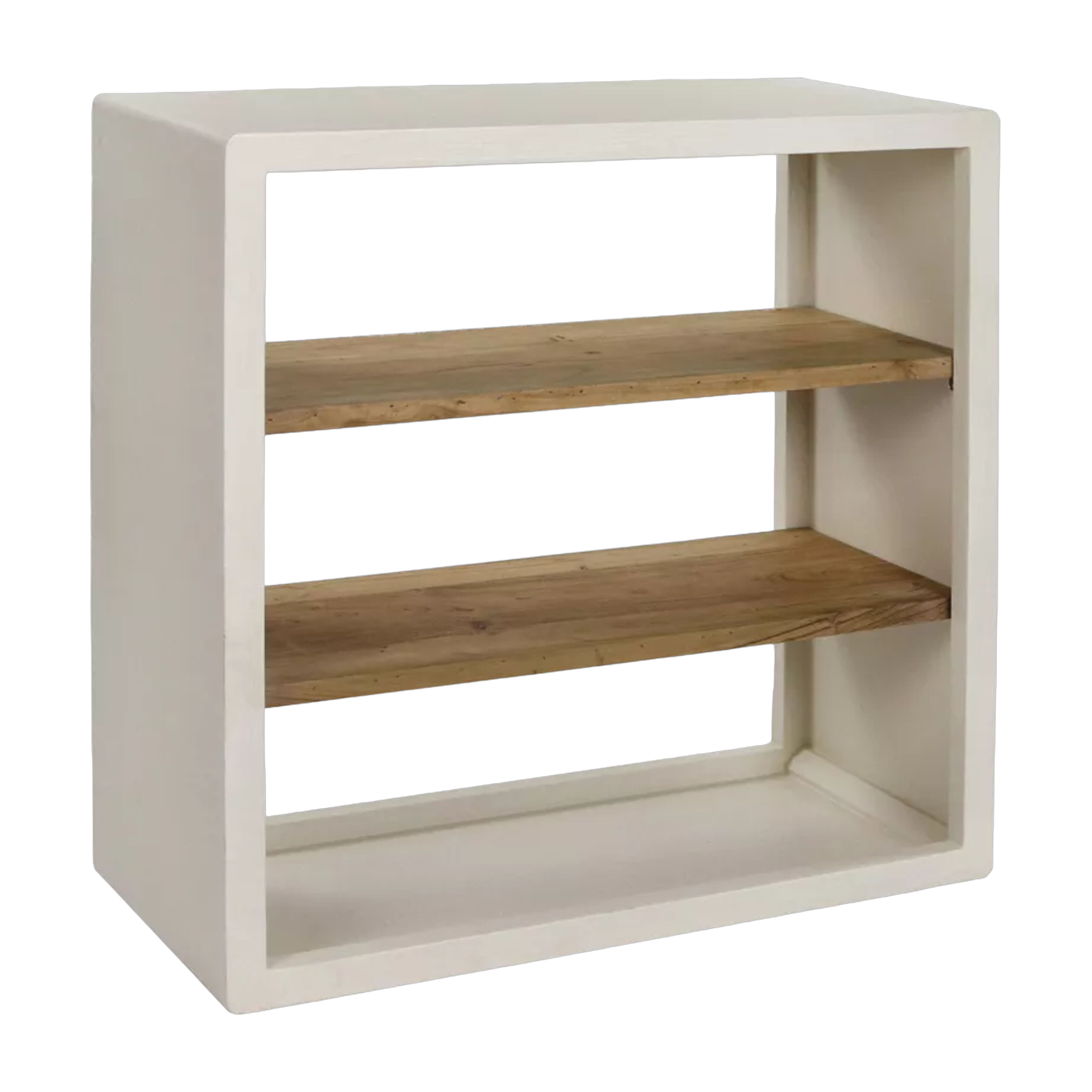 Two-tier shelving à la lime and acacia 90x40cm Verona - Pomax