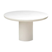Table ronde à la white lime coating 150cm Piastro - Pomax