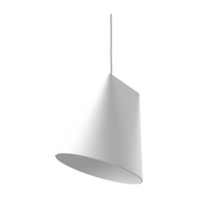 Unglazed white porcelain pendant 23cm Ceramic - Moebe