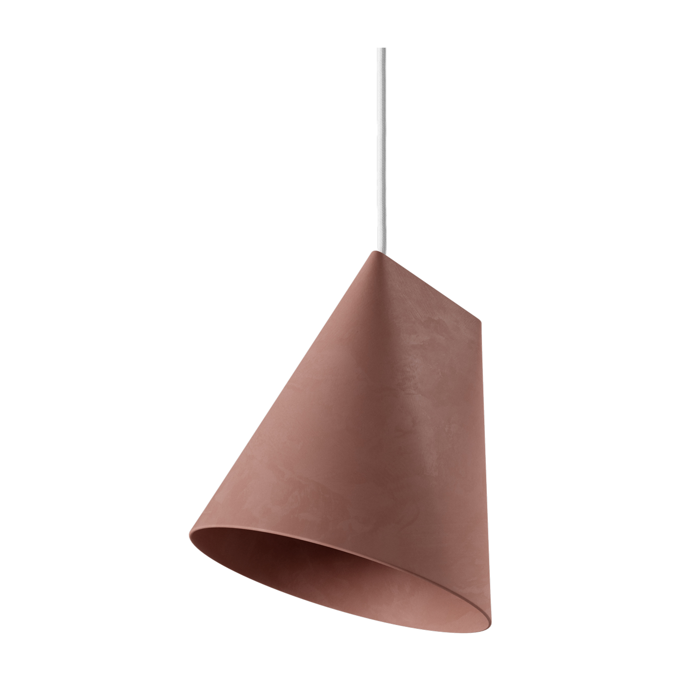 Suspension en porcelaine brute non émaillée terracotta 23cm Ceramic - Moebe