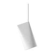 Unglazed white porcelain pendant 22cm Ceramic - Moebe