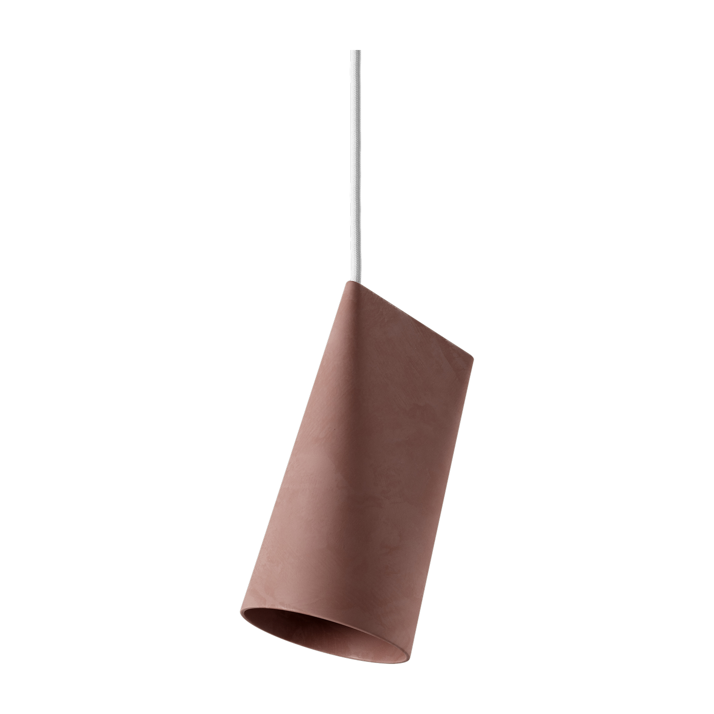 Suspension en porcelaine brute non émaillée terracotta 22cm Ceramic - Moebe