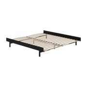 Black steel stretch base with slats 180cm - Moebe