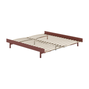 Sommier extensible en acier rose avec lattes 180cm - Moebe