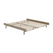 Somier extensible de acero lijado con lamas 180cm - Moebe