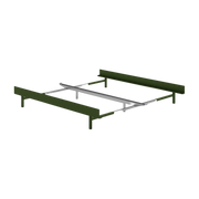 Fir green steel stretch base 90-180cm without slats - Moebe