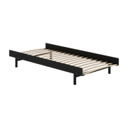 Lattenrost mit Stahllatten schwarz 90cm -. Moebe