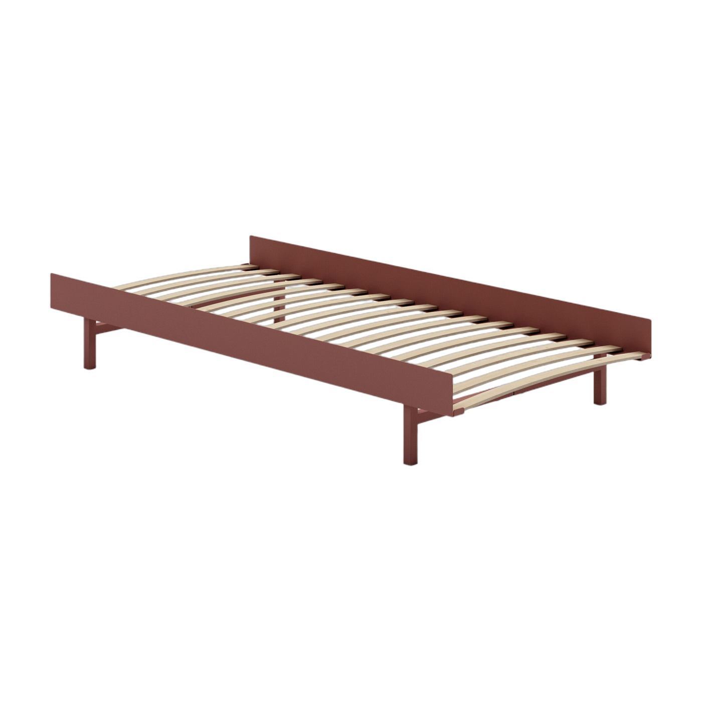 Somier con lamas de acero rosa 90cm - Moebe