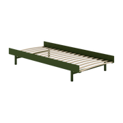 Fir green steel slatted base 90cm - Moebe
